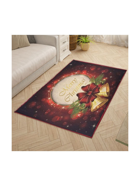 SpitiBazaar Χαλί Ορθογώνιο Κόκκινο 100x150cm