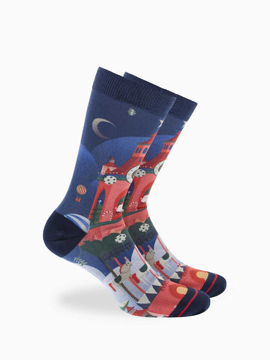 Walk Bamboo Printed Christmas Socks Multicolour