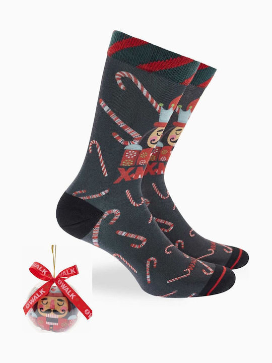 Walk Gift Box Women's Christmas Socks Colorful