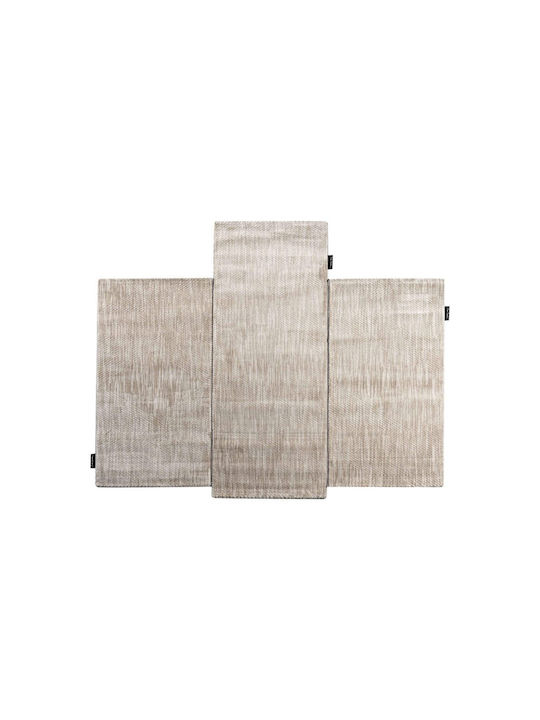 Pierre Cardin Modern Bedroom Rugs Set Beige 9999991329812 3pcs