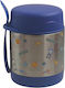 Queen Mother Robot Baby Thermos for Food Stainless Steel 350ml