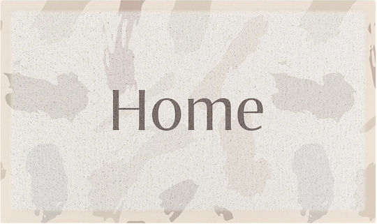 Artsy Mats Праг за вход Антиплъзгащ Правоъгълена Neutral Paint Splash Home 70x40бр