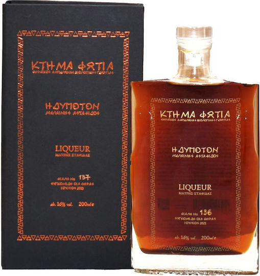 Ликьор От Черна Стафида Санторини Био 200ml 16% Ктима Фотия