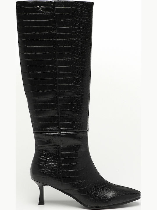 19V69 Anatomic Leather Women's Boots with Zippe...