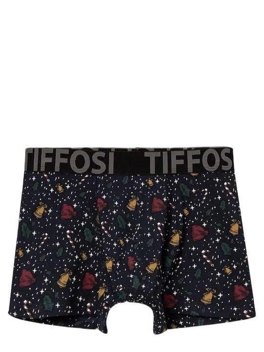 Men's Boxer Blue with Patterns