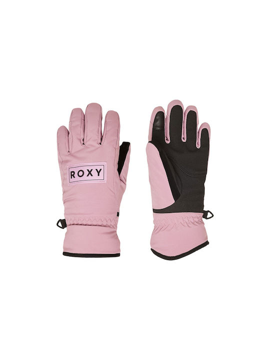 Roxy Freshfield Παιδικά Γάντια Σκι & Snowboard Μωβ