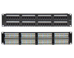 Пач Панел Cat5e Utp 48p 19" 2u Lancom