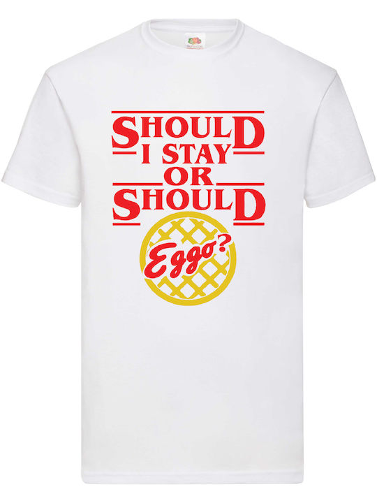 Λευκή Μπλούζα Tshirt Stranger Things Original F...