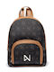 Milo Damentasche Rucksack Braun