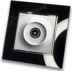 Terminal TV Antenna Socket Silver Matte Black G...