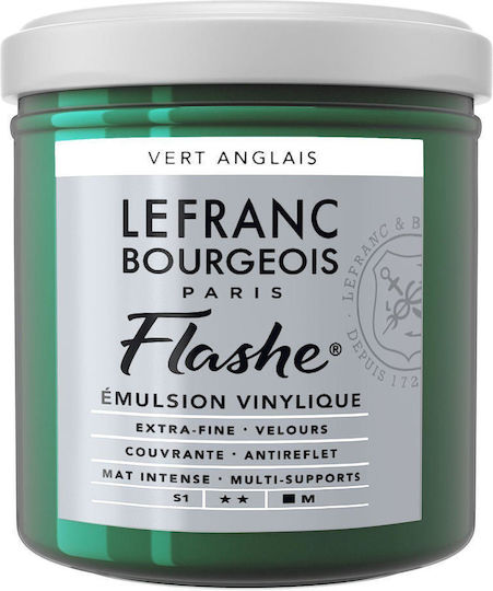Lefranc & Bourgeois 125ml Flashe Acrylic 504 Series 1 Chrome Green