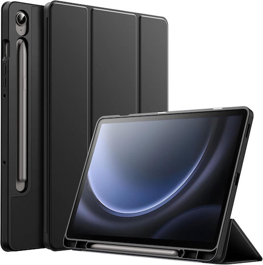 Husă Samsung Galaxy Tab S10 Lite Fe 10.9" 2025 Suport S Pen Eco Piele Smart Cover – Negru