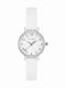 Paul Lorens Kids Analog Watch with Leather Strap White