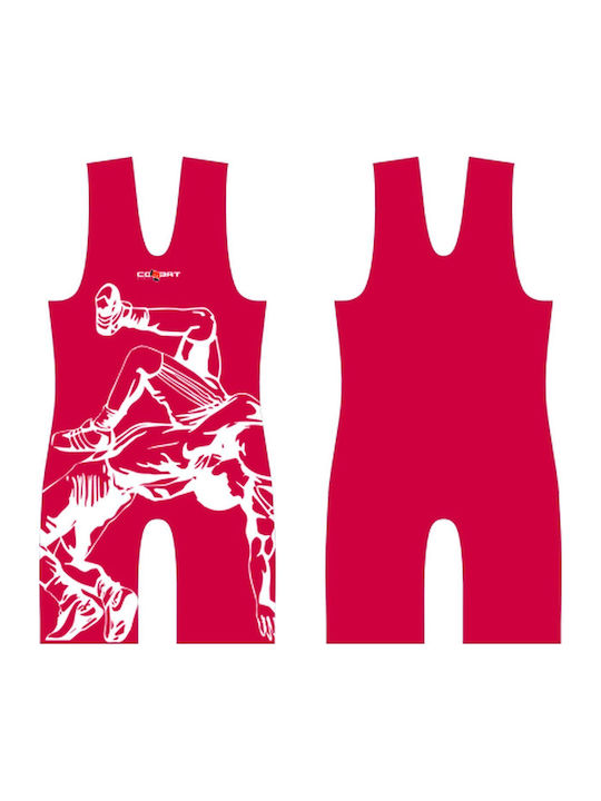 Combat Sport Herren Kampfanzug Rote Kampfsportbekleidung