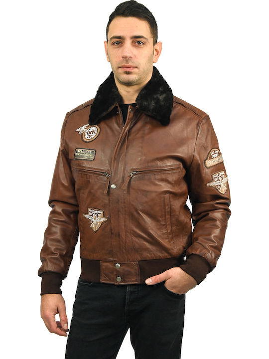 Leatherland Lederjacke Κoniak