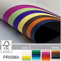 Χαρτόνια Έντονα Χρώματα Prisma 50 X 70cm 220gr Favini Ασημί