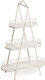 Bizzotto Pot Rack Metal White 54cmx27cmx88cmcm.