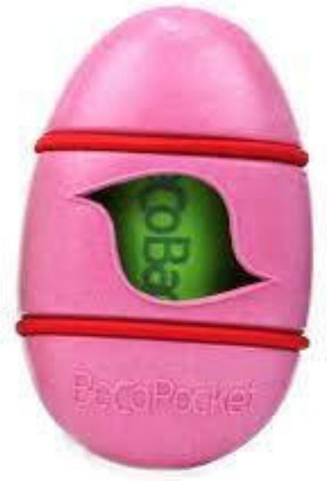 Beco Pets Pocket Natural Caz Pentru Saci De Excremente 15 Unități Roz
