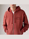 Sweatshirt with Hood Red
