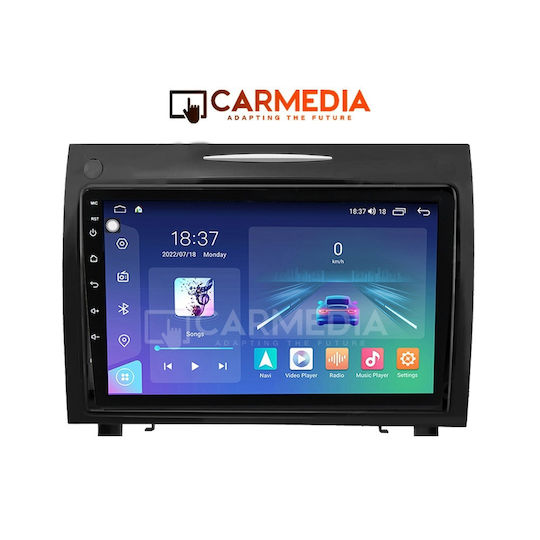 Carmedia Car Audio System for Mercedes-Benz SLK 2004-2010 (Bluetooth/USB/WiFi/GPS/Apple-Carplay/Android-Auto) with Touch Screen 9"