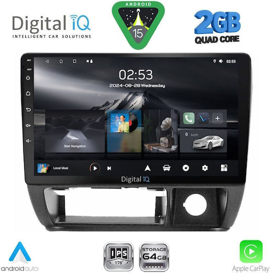 Digital IQ Car Audio System for Suzuki Jimny 1998-2005 (Bluetooth/USB/WiFi/GPS/Apple-Carplay/Android-Auto) with Touch Screen 9"