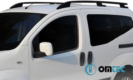 Autodachträger Railing VW Amarok 2010-2022 Pk Schwarze 2 Stücke