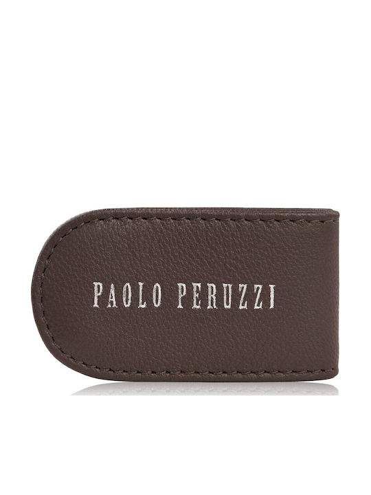 Paolo Peruzzi Herren Geldbörse Klassisch Braun