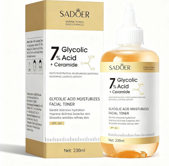 Dischete Tonere Pentru Față cu Acid Glicolic și Ceramide 230ml