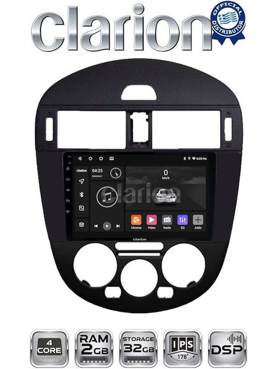 Clarion Car Audio System for Nissan Pulsar 2015 (Bluetooth/USB/WiFi/GPS/Apple-Carplay/Android-Auto)