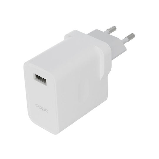 Oppo Φορτιστής Χωρίς Καλώδιο με Θύρα USB-C 30W Λευκός (VC56HBEH)