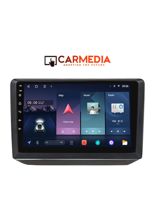 Carmedia Sistem Audio Auto pentru Skoda Fabia 2008-2014 (Bluetooth/USB/WiFi/GPS/Apple-Carplay/Android-Auto) cu Ecran Tactil 10"