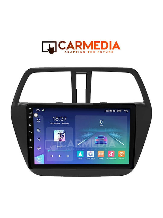 Carmedia Car Audio System for Suzuki SX4 S-Cross 2014 (Bluetooth/USB/WiFi/GPS/Apple-Carplay/Android-Auto) with Touch Screen 9"