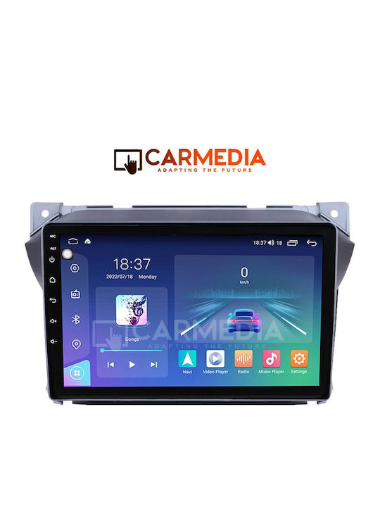Carmedia Auto-Audiosystem für Suzuki Hoch Nissan Pixo 2009 (Bluetooth/USB/WiFi/GPS/Apple-Carplay/Android-Auto) mit Touchscreen 9"