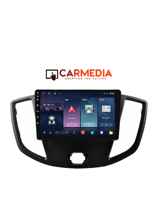 Carmedia Car Audio System for Ford Transit 2014-2020 (Bluetooth/USB/WiFi/GPS/Apple-Carplay/Android-Auto) with Touch Screen 9"