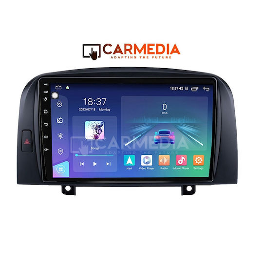 Carmedia Car Audio System for Hyundai Sonata 2006-2009 (Bluetooth/USB/WiFi/GPS/Apple-Carplay/Android-Auto) with Touch Screen 9"