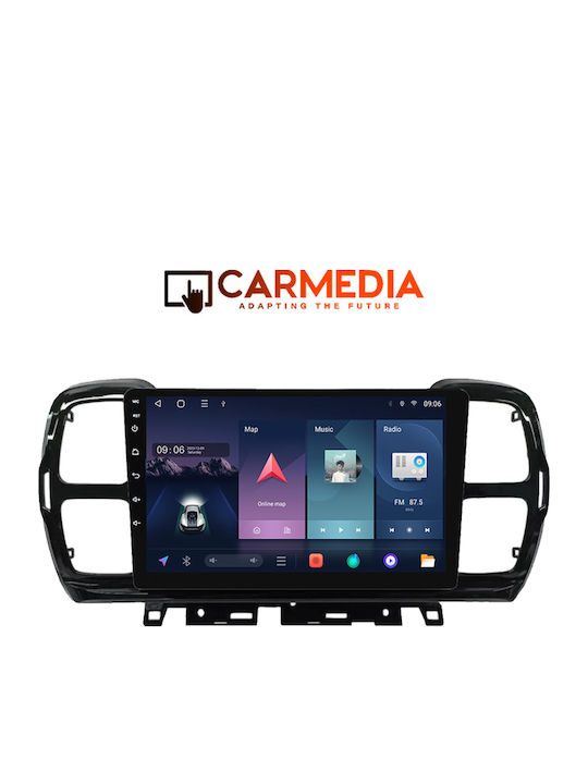 Carmedia Car Audio System for Citroen C5 Aircross 2017-2021 (Bluetooth/USB/WiFi/GPS/Apple-Carplay/Android-Auto) with Touch Screen 9"
