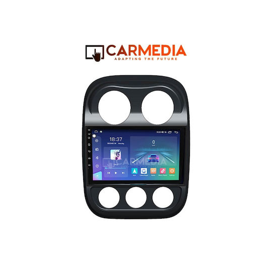 Carmedia Ηχοσύστημα Αυτοκινήτου για Jeep Compass / Patriot 2012 (Bluetooth/USB/WiFi/GPS/Apple-Carplay/Android-Auto) με Οθόνη Αφής 10"