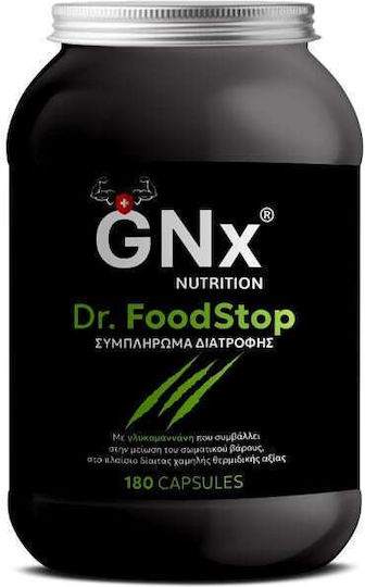 GNx Nutrition Dr. FoodStop Συμπλήρωμα για Αδυνάτισμα 180 κάψουλες