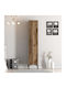 SteweHome Kleiderschrank Tür S Walnuss 40x47x201cm