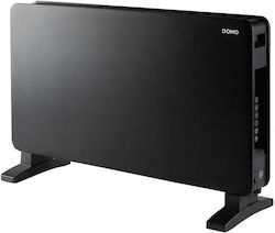 Domo Konvektorheizung Boden 2000W mit elektronischem Thermostat 70x44.5cm Schwarz