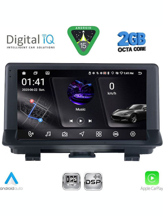 Digital IQ Car Audio System for Audi Q3 2013-2018 (Bluetooth/USB/WiFi/GPS/Apple-Carplay/Android-Auto) with Touch Screen 9"