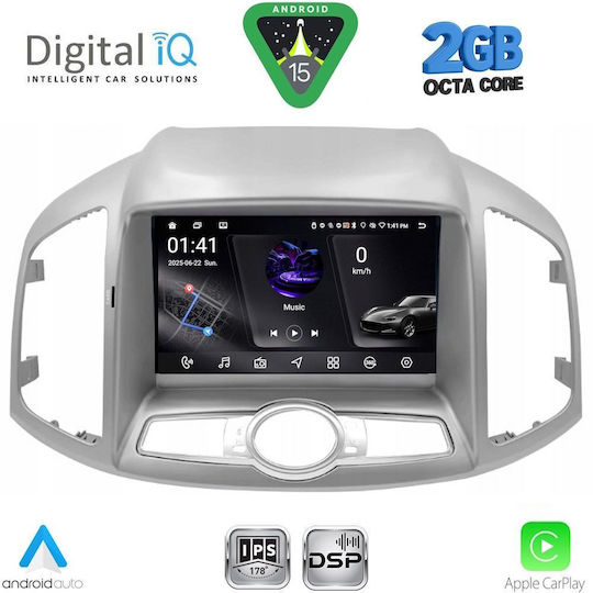 Digital IQ Car Audio System for Chevrolet Captiva 2012-2018 (Bluetooth/USB/WiFi/GPS/Apple-Carplay/Android-Auto) with Touch Screen 9"