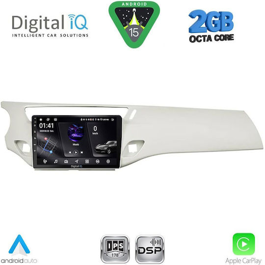 Digital IQ Ηχοσύστημα Αυτοκινήτου για Citroen C3 / DS3 2009-2016 (Bluetooth/USB/WiFi/GPS/Apple-Carplay/Android-Auto) με Οθόνη Αφής 9"
