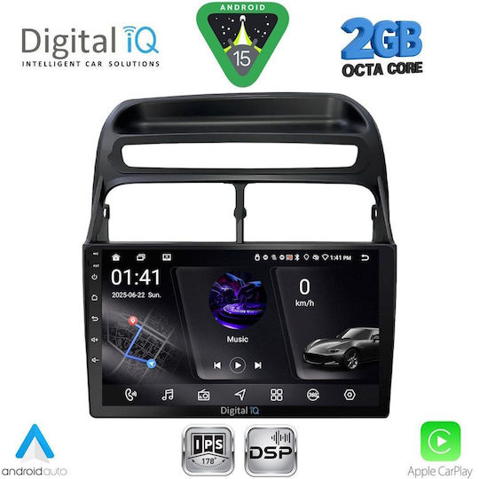 Digital IQ Car Audio System for Fiat Linea 2007-2011 (Bluetooth/USB/WiFi/GPS/Apple-Carplay/Android-Auto) with Touch Screen 9"