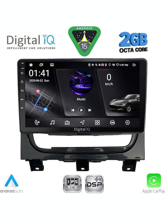 Digital IQ Car Audio System for Fiat Strada 2012-2020 (Bluetooth/USB/WiFi/GPS/Apple-Carplay/Android-Auto) with Touch Screen 9"