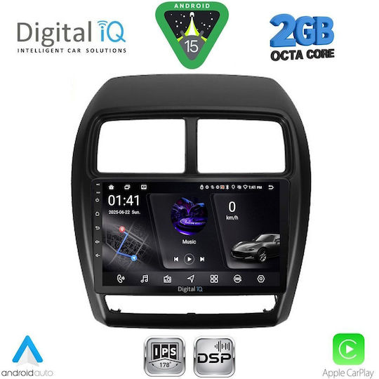 Digital IQ Ηχοσύστημα Αυτοκινήτου για Mitsubishi Asx 2020-2023 (Bluetooth/USB/WiFi/GPS/Apple-Carplay/Android-Auto) με Οθόνη Αφής 9"