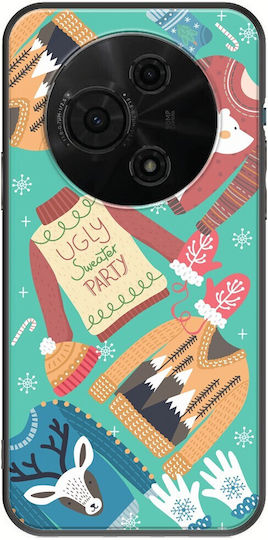 Ugly Sweater Party Tcl 605 Black Tpu Μαύρη Σιλικόνη