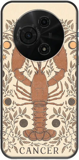 Zodiac Cancer Tcl 605 Black TPU Black Silicone