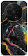 Cracked Marble Colorful Tcl 605 Flexible Tpu Διάφανη Σιλικόνη