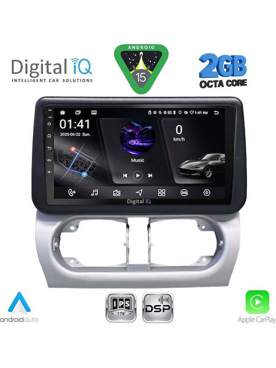 Digital IQ Car Audio System for Opel Corsa / Tigra 2000-2006 (Bluetooth/USB/WiFi/GPS/Apple-Carplay/Android-Auto) with Touch Screen 9"